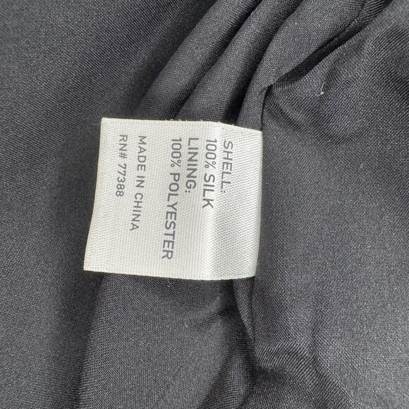 Broadway & Broome Silk Dress Women's Size 0 Abstract Floral Colorful Pleated - Picture 11 of 11